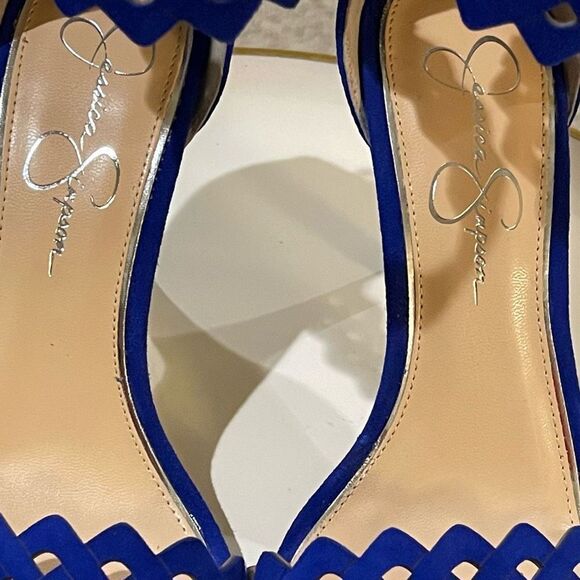 Jessica Simpson Sandals with Heels- Royal Blue- New! - Picture 8 of 14